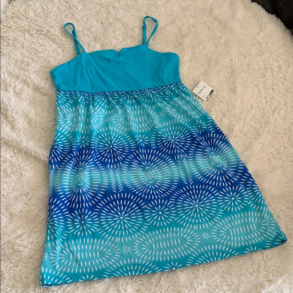 Blue and White Sundress